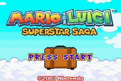 Mario & Luigi Superstar Saga Plus (v1.5) Title Screen